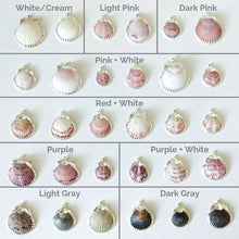 Different colors for seashell inspire necklaces