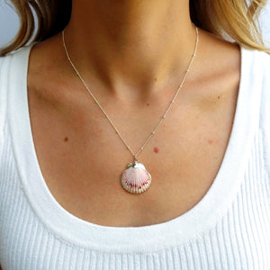 Pink Inspire Seashell Necklace