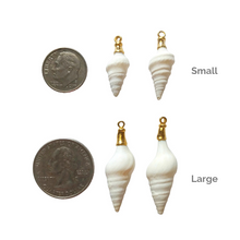 Size of Preserve White Earrings