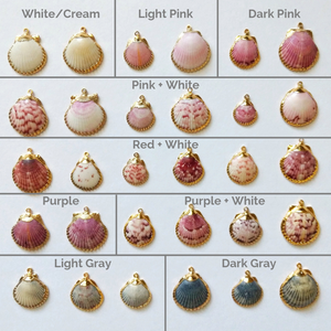 Different color of Seashell Keychains